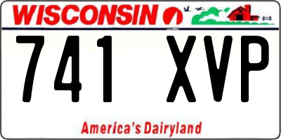 WI license plate 741XVP
