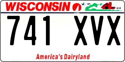 WI license plate 741XVX