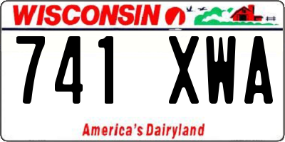 WI license plate 741XWA