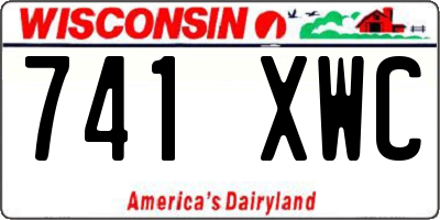 WI license plate 741XWC