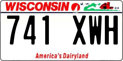 WI license plate 741XWH