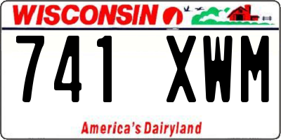 WI license plate 741XWM