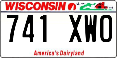 WI license plate 741XWO
