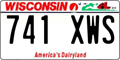WI license plate 741XWS