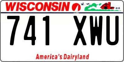WI license plate 741XWU