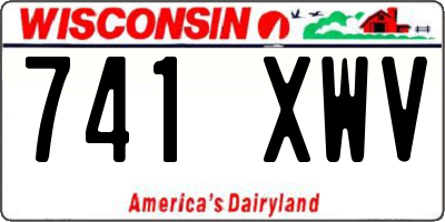 WI license plate 741XWV