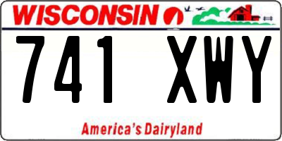 WI license plate 741XWY