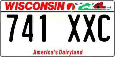 WI license plate 741XXC