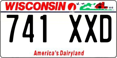 WI license plate 741XXD