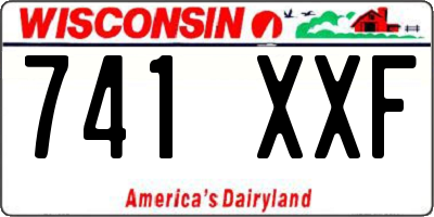 WI license plate 741XXF