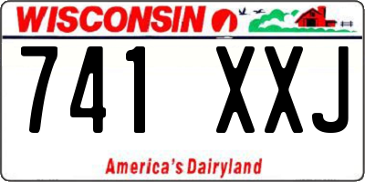 WI license plate 741XXJ