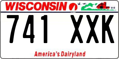 WI license plate 741XXK