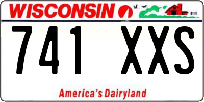 WI license plate 741XXS