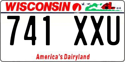 WI license plate 741XXU