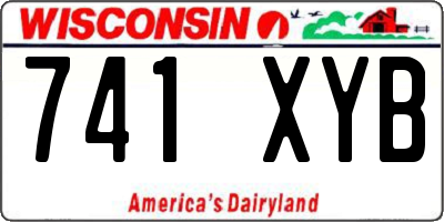WI license plate 741XYB