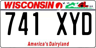 WI license plate 741XYD