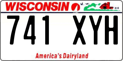 WI license plate 741XYH