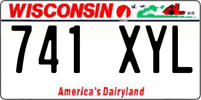WI license plate 741XYL