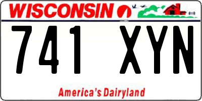 WI license plate 741XYN