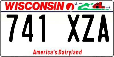 WI license plate 741XZA