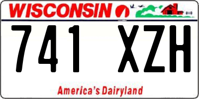 WI license plate 741XZH