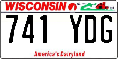 WI license plate 741YDG