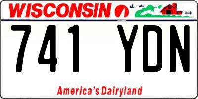 WI license plate 741YDN