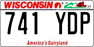 WI license plate 741YDP