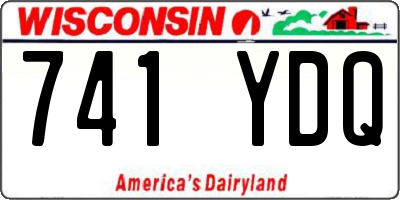 WI license plate 741YDQ