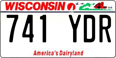 WI license plate 741YDR