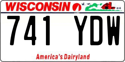 WI license plate 741YDW