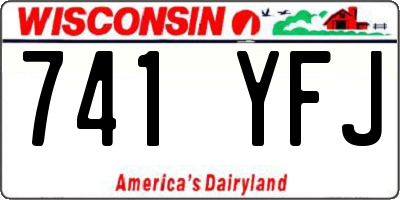 WI license plate 741YFJ