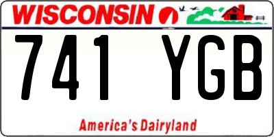 WI license plate 741YGB