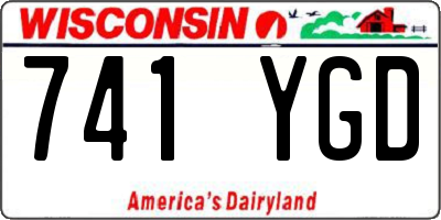 WI license plate 741YGD