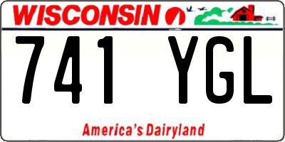 WI license plate 741YGL