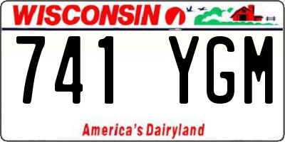 WI license plate 741YGM