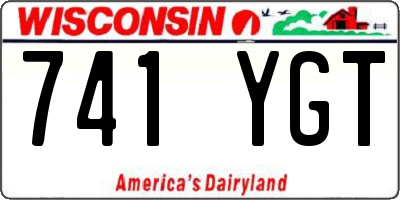WI license plate 741YGT