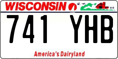 WI license plate 741YHB