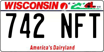 WI license plate 742NFT