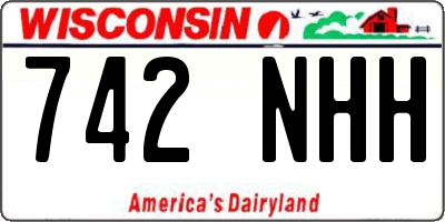WI license plate 742NHH