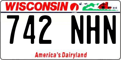 WI license plate 742NHN
