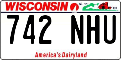 WI license plate 742NHU