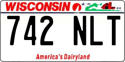 WI license plate 742NLT