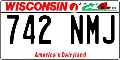 WI license plate 742NMJ