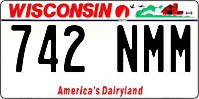 WI license plate 742NMM