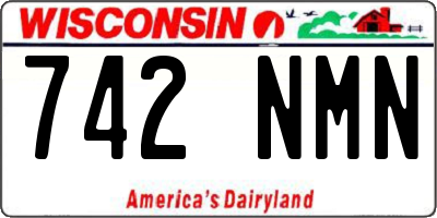 WI license plate 742NMN