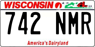 WI license plate 742NMR