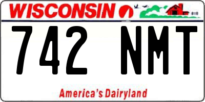 WI license plate 742NMT