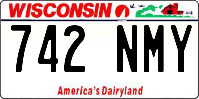 WI license plate 742NMY