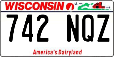 WI license plate 742NQZ